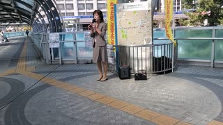 20230416　尼崎駅前　周知街宣