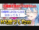 冷蔵庫のスキマを埋めたくなるラミィちゃん