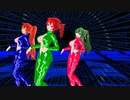 【MMD】新人類【重音テト　櫻花アリス　波音リツ】