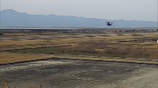 米軍ヘリが佐賀空港の滑走路を低空飛行　佐賀県再発防止求める