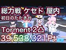 【ブルアカ】総力戦 ケセド 屋内  Torment2凸 39,538,321Pt 初日のたたき台 正月フウカ無し 助っ人マコト ずんだもん音声字幕解説 【ブルーアーカイブ】