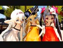 【原神MMD】ちびっ子３人に「ハッピートラップ」を踊ってもらいました【崩壊スターレイルMMD】