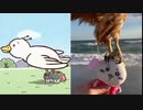 【ちいかわ】連れ去られるシーンのアニメと実写を比べてみた