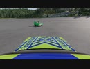 【BeamNG.drive】 ドリフト走行する軽トラを後ろから見物