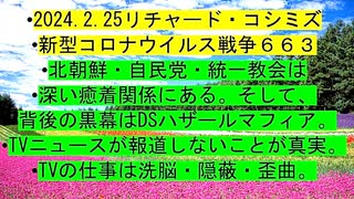 【2024年02月25日 ：「 リチャード・コシミズ『 Internet Lecture 』｟ ニコニコ生放送『 LIVE 』｠｟ 改良版 ｠」】