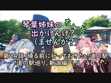 【琴葉姉妹車載】琴葉姉妹のちょっと出かけんけ？～帰る前に行っておきたい道の駅　道の駅巡り、新潟編　15/40【GLADIUS400】