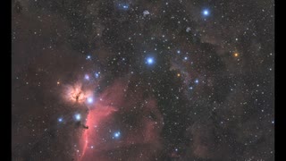 「オリオンの三ツ星と馬頭星雲」天体写真 処理動画[Pixinsight]