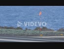 A shot focused in a whirlwind of an island airport