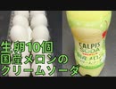 【完全栄養】【生存報告】　生卵10個に国産メロンのクリームソーダ混ぜたら最高のプロテインが完成しました780日目