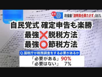 【自民党式完璧な❌脱税⭕️税金対策】ファミリー向け自民党が証明してみせた最強の税金対策がこちら