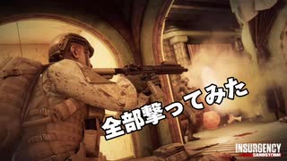 [Insurgency: Sandstorm] 銃とか全部撃ってみた