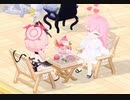 ブルーアーカイブ 水着ハナコ・水着コハルカフェモーション