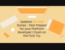 Updated CRT-450 Dumps - Pass Prepare for your Platform Developer I Exam on the First Try