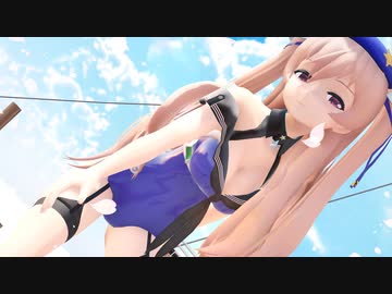 【MMD艦これ】百角式ジョンストンさんで「臨界ダイバー」【エフェクトあり差分】