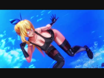 ボディコン爆乳ミライアカリ　DEEP BLUE TOWNへおいでよ