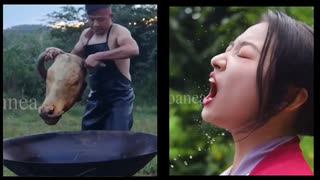 ホモと見る迫真過ぎる中国の謎の料理動画