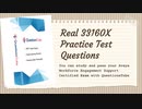 Real 33160X Practice Test Questions - You Can Study and Pass Your Exam