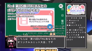 【#ニコニコ投稿祭】4／14『#UTAUあなたのオリジナルユニット大会』2024年3月第4週のニコニコ投稿祭&誕生祭スケジュールを知ろう【#COEIROINK解説】#ボカロ #UTAU