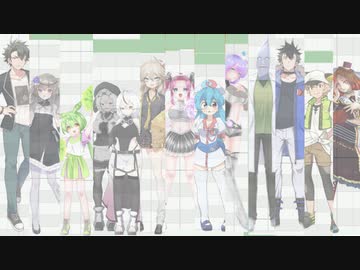 VOICEVOXソング機能使って12キャラに歌ってもらいました！(オリジナル曲)