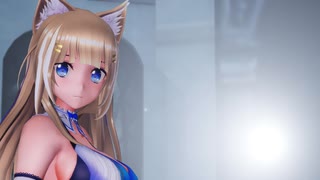 【MMD】バーチャルYouTuber吉花こころさんで「LE SSERAFIM - EASY」[Motion DL]