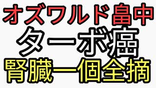 オズワルド畠中　ターボ腎臓癌で腎臓全摘。ホリエモンがこの記事リツイートし野菜信仰を否定。お前のすすめたワクチンが原因だろ