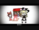 神社もう一度こげこげになっちゃった