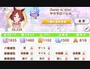 新シナリオ「U.A.F. Ready GO!」でサクラローレルをUD6まで育成してみました。