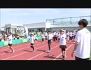 オリンピックマラソン代表選手によるランニング教室　小学生と真剣勝負も