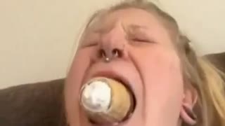 女vsアイスクリーム