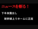 【ニュースを斬るvol.253】下半身露出し新幹線上りホームに正座…30歳の男を公然わいせつ容疑で逮捕静岡県警【切り抜き】【雑談】【アフラン】