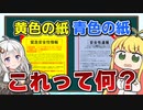 第44位：「黄色い紙」と「青い紙」って何のこと？？ 【VOICEROID解説】薬学解説 #37 イエローレター ブルーレター