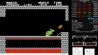 Super Mario Bros. Any% 4:55.879(日本記録&世界22位)