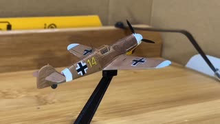 TAKARABf109 F-4 TROP 3/JG 27Hans Joachim MarseilleメッサーシュミットBf-109 タカラ　世界の傑作機　シリーズ3ハンス・ヨアヒム・マルセイユ大尉機