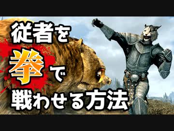 【Skyrim】より確実なステゴロ従者の作り方【ボイスロイド解説】