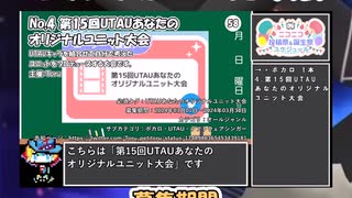 【#ニコニコ投稿祭】4／13『#UTAUあなたのオリジナルユニット大会』2024年3月第5週のニコニコ投稿祭&誕生祭スケジュールを知ろう【#COEIROINK解説】#ボカロ #UTAU