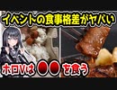 ホロライブVTuber、ファンが弁当を食べている裏で豪華な○○を食べていたことが発覚してしまう　【兎田ぺこら/鷹嶺ルイ/角巻わため/hololive SUPER EXPO 2024】