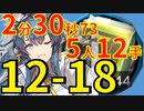 【アークナイツ】12-18たぶん最速高速周回少人数5人中級エステルリィンver