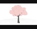 Blenderで桜の木をモデリングしてみた