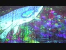 光の切り絵"天空の光の旅"開催 切り絵を床や壁に投影　ひろばを幻想空間へ