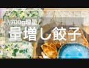 餡は1kgオーバー！700g量増したストック餃子餡の作り方□