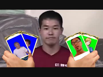 キャラクターを召喚してインタビューを受ける先輩