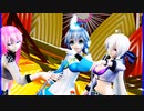 MMD、ハク、ルカ、天依、計3人で、Jewel