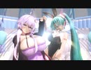 【MMD】『ラビットホール』豊満式ゆかりさんとらぶ式ミクKKCでバニーガールを添えて