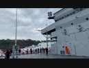 米海軍揚陸指揮艦ブルー・リッジ甲板
