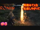 【Rise of the Ronin#3】悪ふざけみたいな名前から繰り出される恵まれた見た目の攻撃【ライズオブローニン】