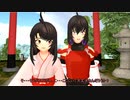【東方MMD】  過去と未来の先代巫女が出会ったら・・