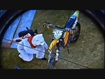 ホモと見るどうしてもバイクに乗りたいシロクマvs狙撃手
