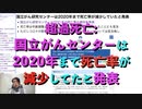 超過死亡: 国立がん研究センターは2020年まで死亡率が減少していたと発表
