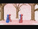 桜吹雪が凄すぎる所でお花見！