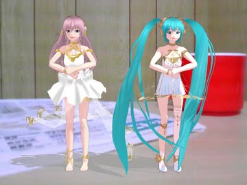 【MMD】ニトリの唄　蓄音機ルカ・ミク